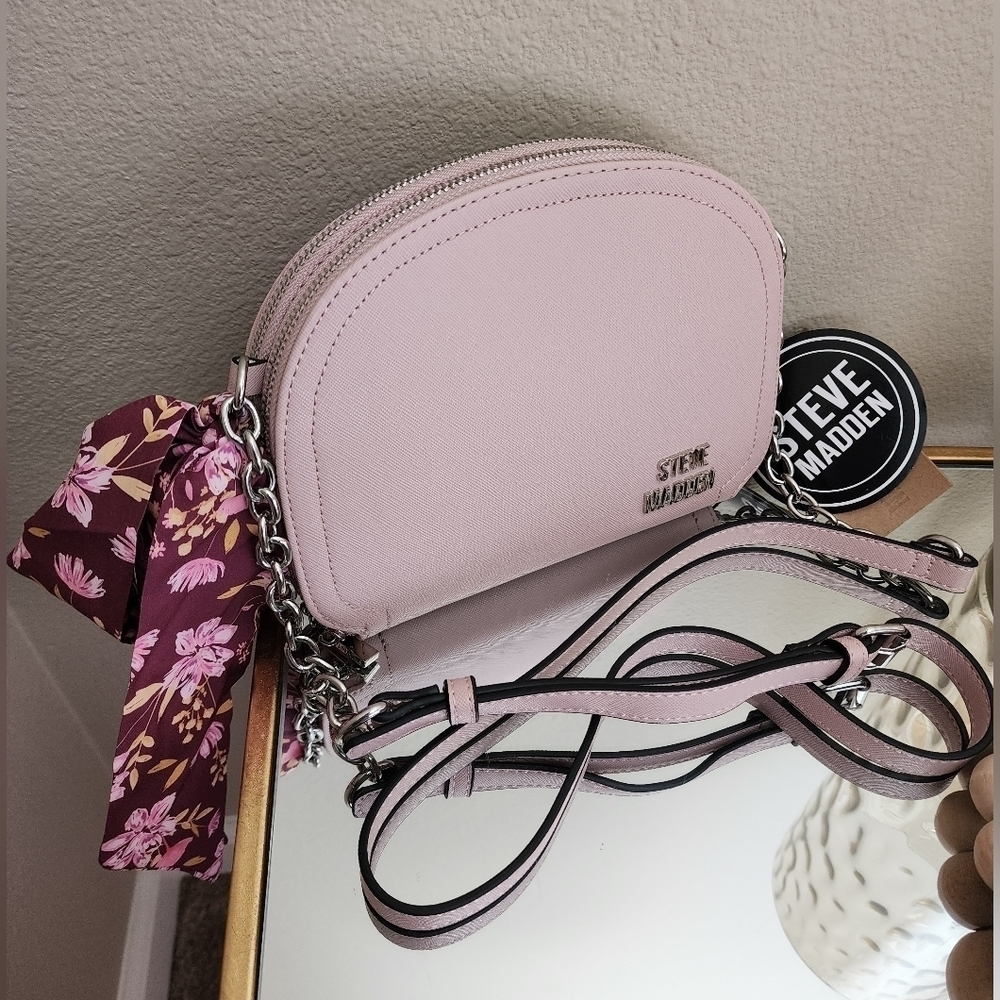 Steve Madden Dusty Pink Bmiriam cross body purse NWT - Picture 3 of 5
